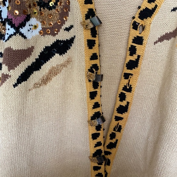 Vintage Storybook Knits Tiger Cardigan - Picture 6 of 6